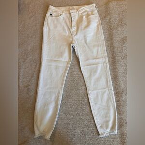 KanCan Cream Denim Pants